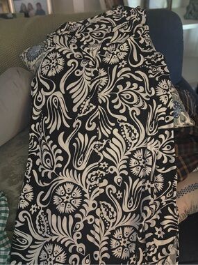 Black and White Printed Women's dress